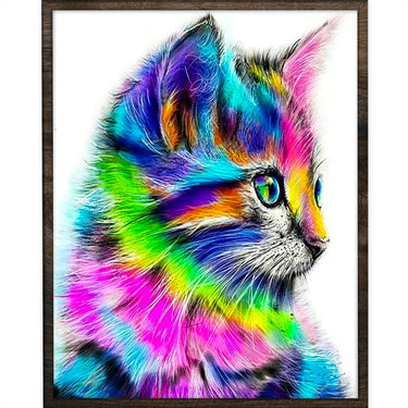 Fantasie Kat - Diamond Painting - 50x40cm - Vierkant